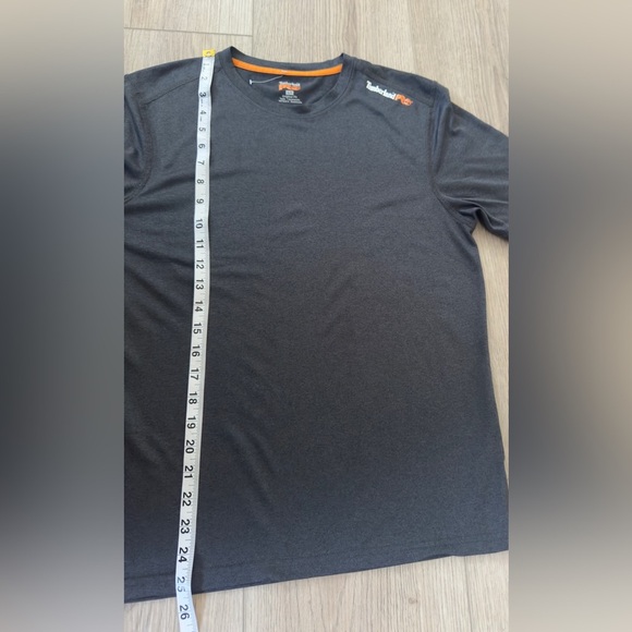 Timberland Gray Short Sleeve Tee Athletic Casual 🧡 - Picture 2 of 7